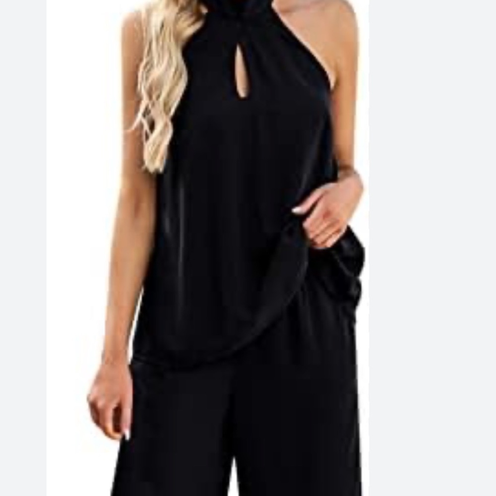Women’s fashion elegant halter neck . Two-piece set size medium - Picture 2 of 6